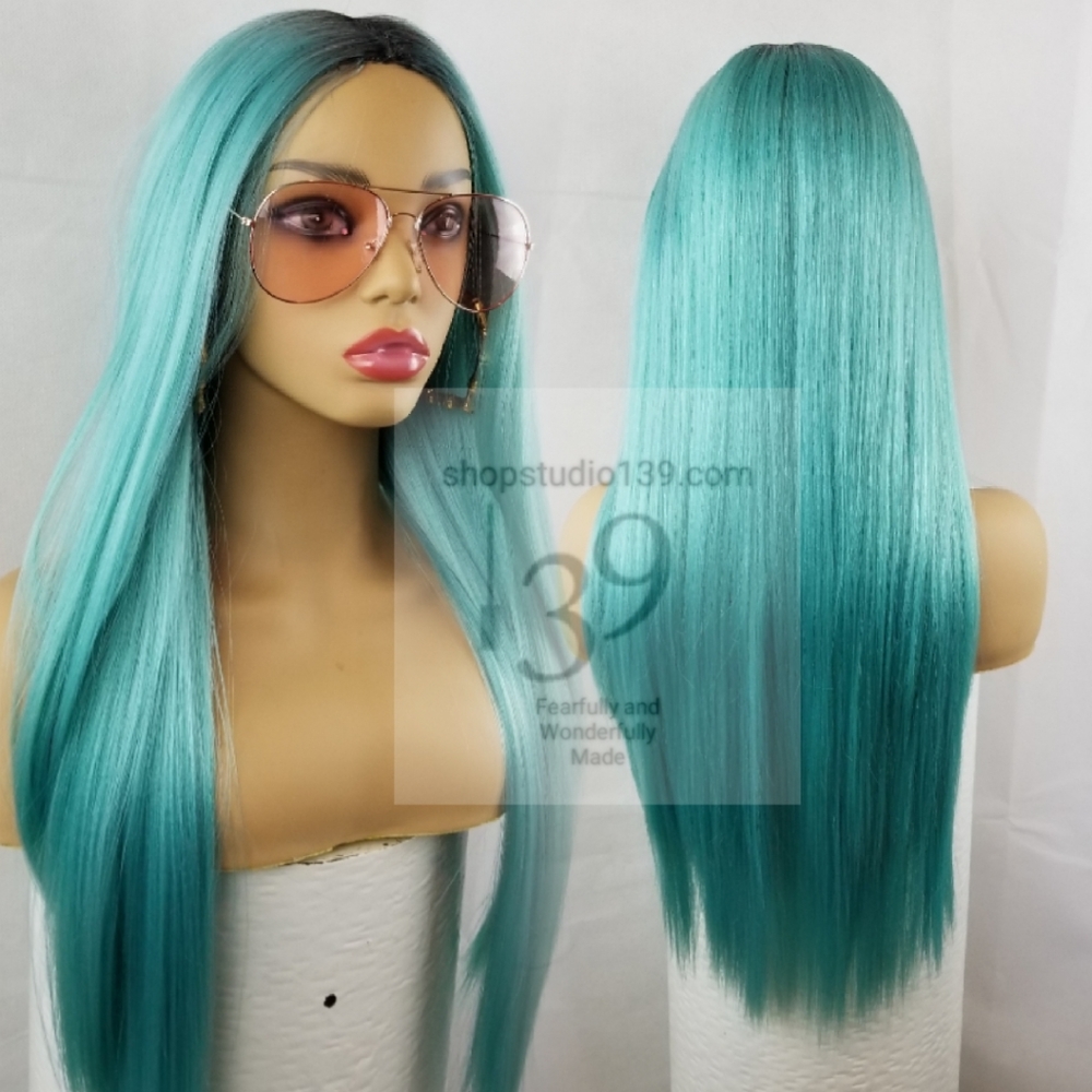 Custom made and colored lace part wig